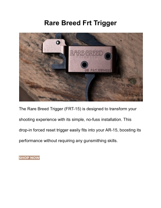 Rare Breed Frt Trigger