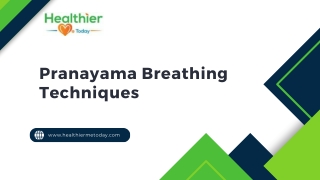 Pranayama Breathing Techniques