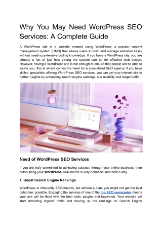 Why You May Need WordPress SEO Services_ A Complete Guide