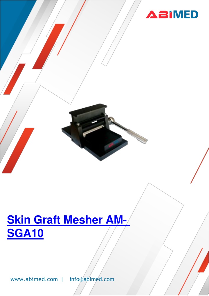 skin graft mesher am sga10