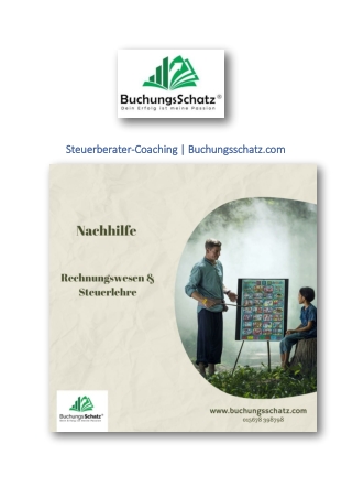 Steuerberater-Coaching | Buchungsschatz.com