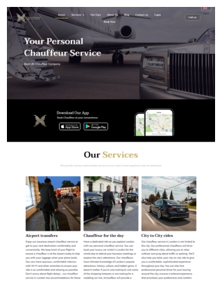 Best Chauffeur in London - Luxury Chauffeur Service Near Me