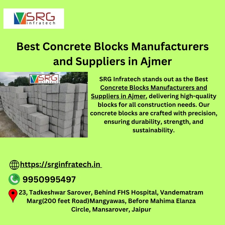 best concrete blocks manufacturers and suppliers