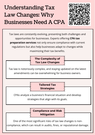 understanding tax law changes why businesses need