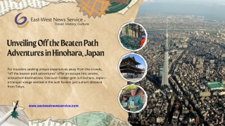 Unveiling Off the Beaten Path Adventures in Hinohara, Japan