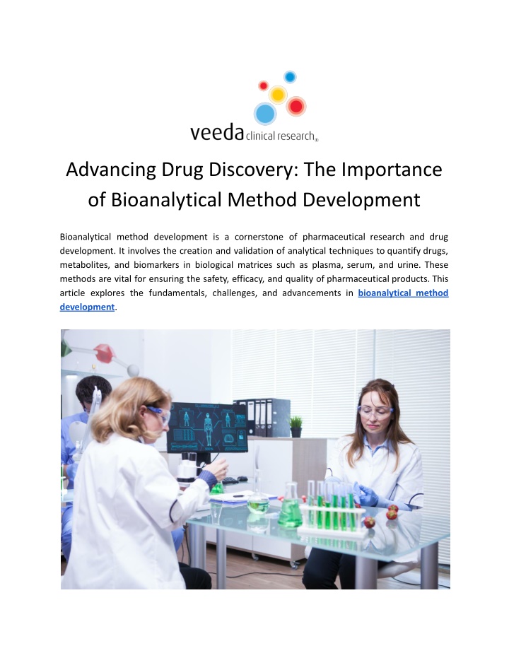 advancing drug discovery the importance