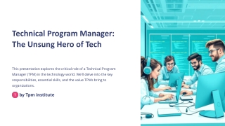 technical program manager the unsung hero of tech