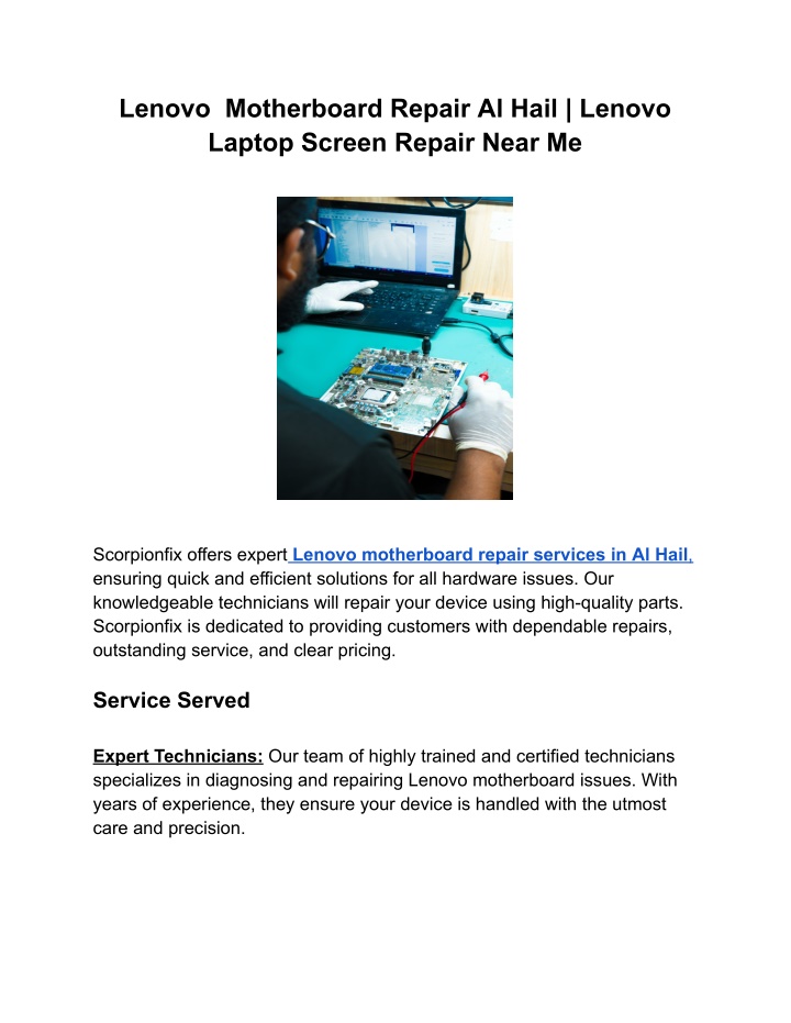 lenovo motherboard repair al hail lenovo laptop