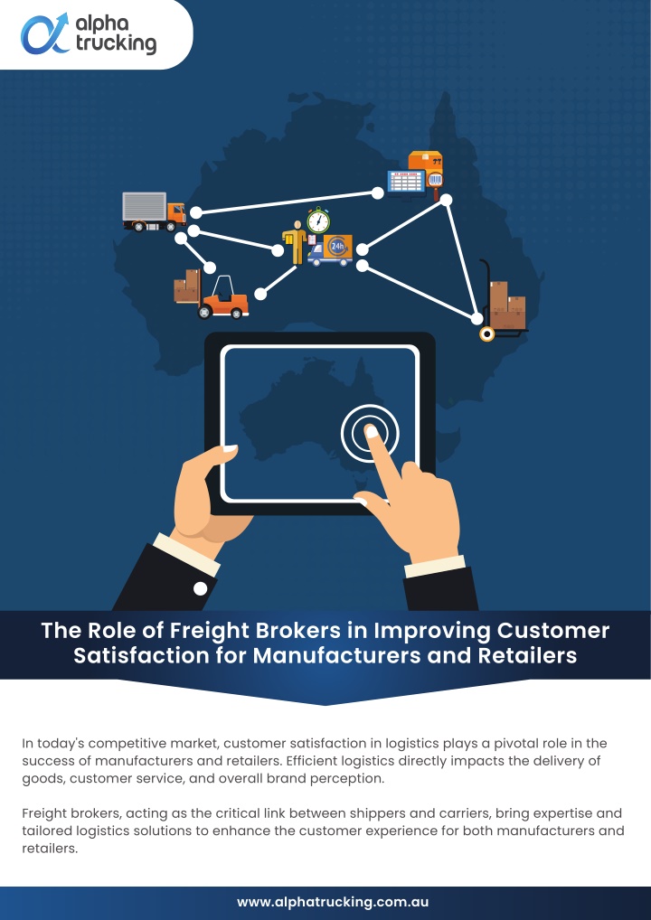 the role of freight brokers in improving customer