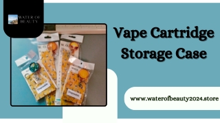 Vape Cartridge Storage Case