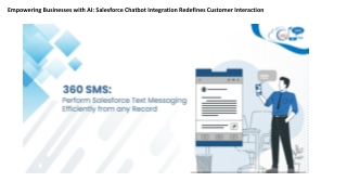 Empowering Businesses with AI Salesforce Chatbot Integration Redefines Customer Interaction