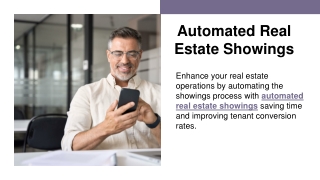 Automated Real Estate Showings