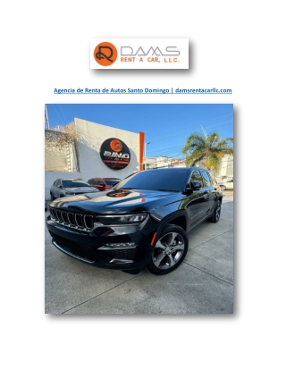 Agencia de Renta de Autos Santo Domingo | damsrentacarllc.com