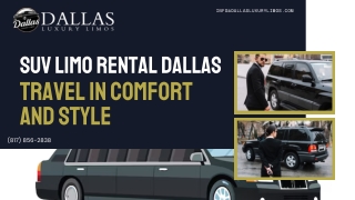 SUV Limo Rental Dallas