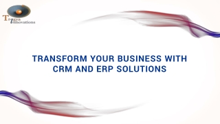 Maximizing Business Success through CRM and ERP Solutions