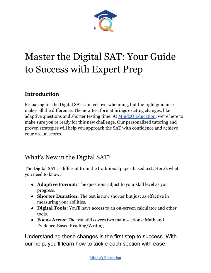 master the digital sat your guide to success with