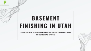 Utah’s Premier Basement Finishing Services