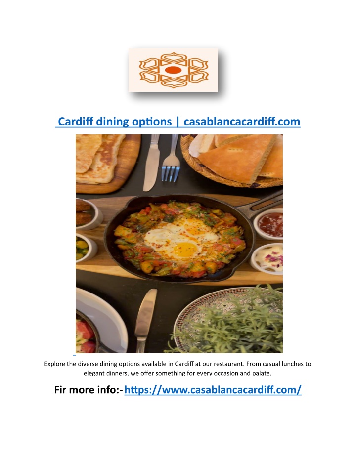 cardiff dining options casablancacardiff com