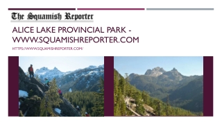 Alice Lake Provincial Park - www.squamishreporter.com