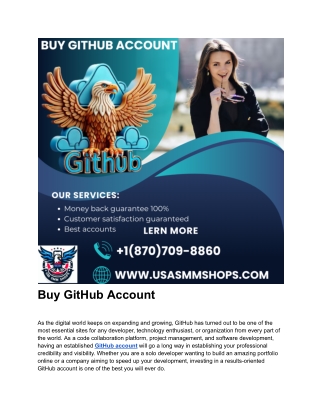 7 Benefits of Buying GitHub Account  in 2025
