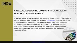 Catalogue Designing Company In Chandigarh