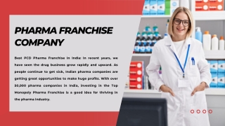 Top India Best PCD Pharma Franchise Company