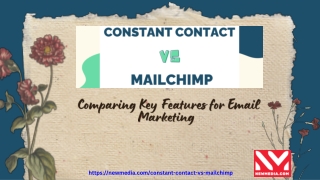 comparing key features for email marketing
