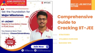 best iit jee institue in pune