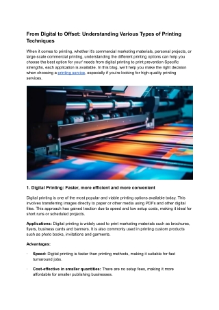 From Digital to Offset_ Understanding Various Types of Printing Techniques
