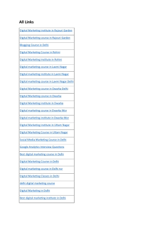 All Links!