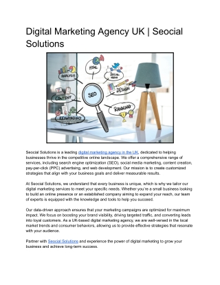 Digital Marketing Agency UK