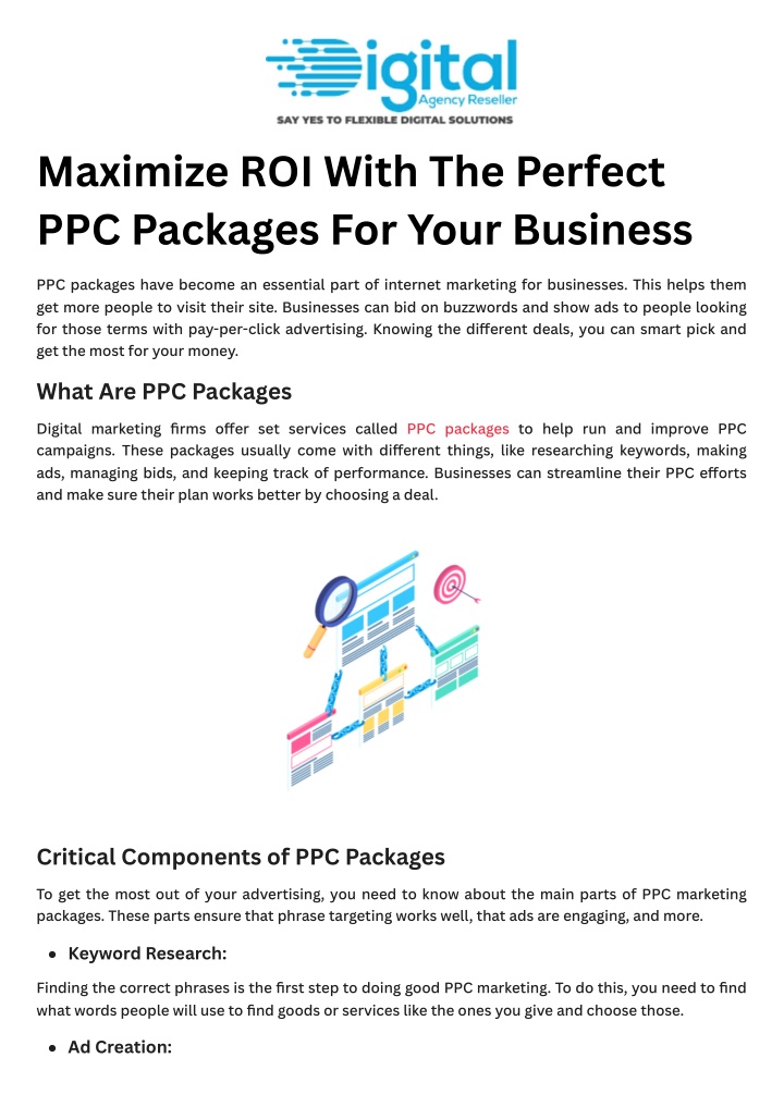 maximize roi with the perfect ppc packages