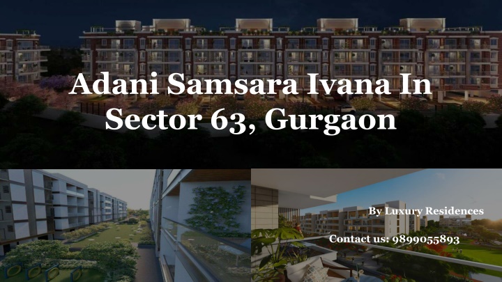 adani samsara ivana in sector 63 gurgaon