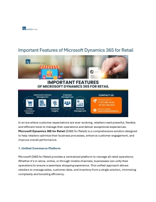 important features of microsoft dynamics