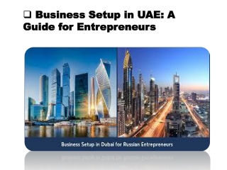 Business Setup in UAE A Guide for Entrepreneurs