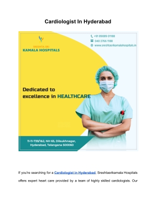cardiologist in hyderabad