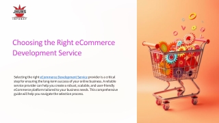 Choosing the Right eCommerce Development Service