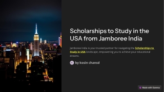 Top Scholarships for Studying in the USA: A Guide for International Students