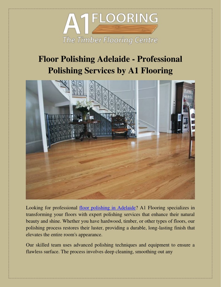 floor polishing adelaide professional polishing