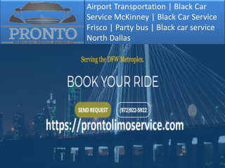 airport transportation black car service mckinney