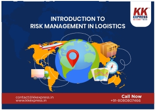 INTRODUCTION TO RISK MANAGEMENT IN LOGISTICS