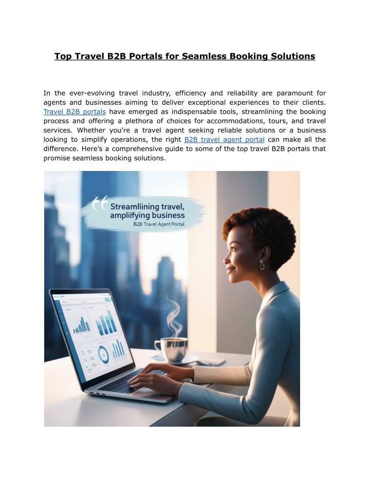 top travel b2b portals for seamless booking