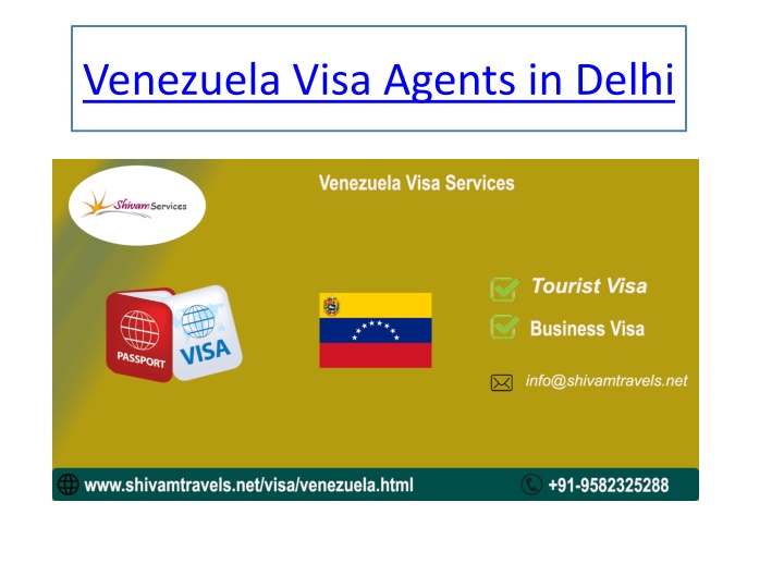 venezuela visa agents in delhi