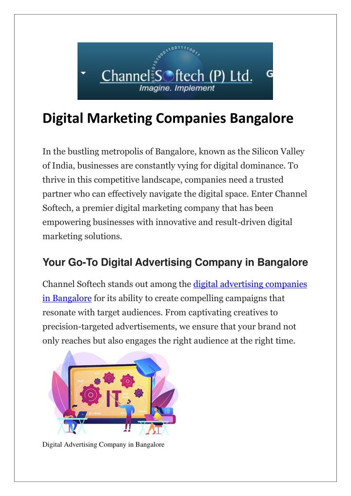 digital marketing companies bangalore