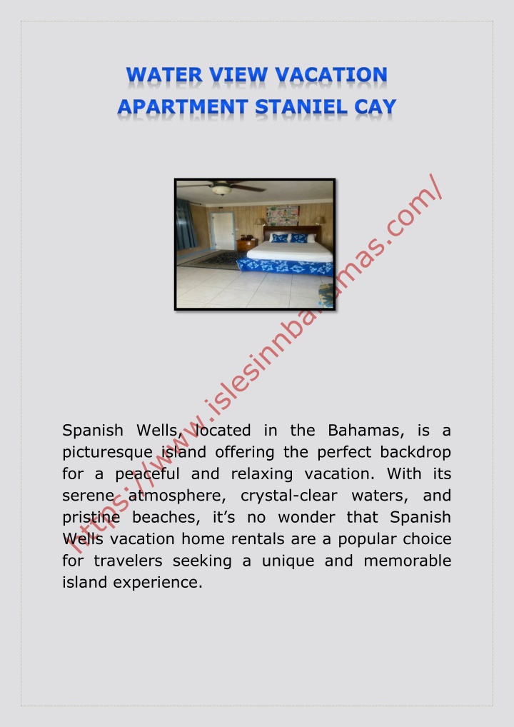 spanish wells located in the bahamas