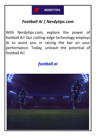 football ai nerdytips com