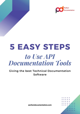5 Easy Steps to Use API Documentation Tools