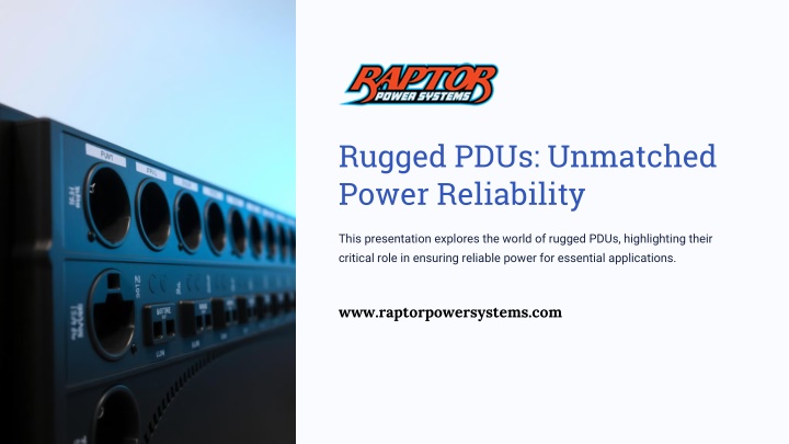 rugged pdus unmatched power reliability