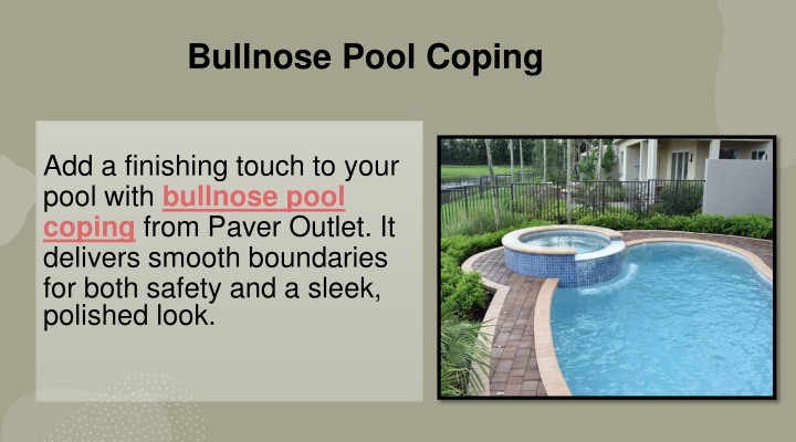 bullnose pool coping