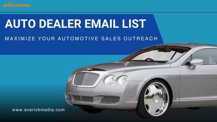 auto dealer email list